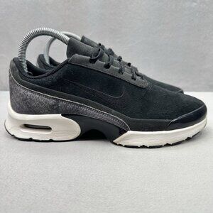 Nike Air Max Jewell PRM Womens Size 7 Shoes Black / Sail Suede Athletic Sneakers